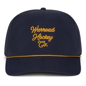 The Warroad Hockey Co. WHC Rope Hat Navy/Gold